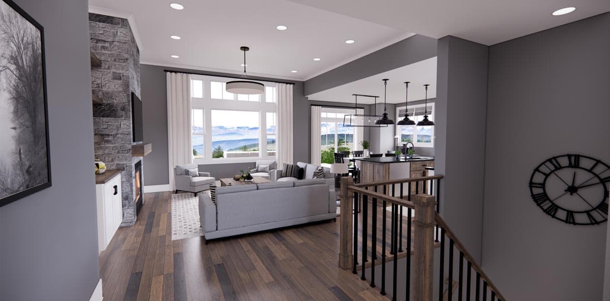Plan 14709RK: 3 Bed Craftsman Home Plan Offering One Level Living and Lower Level Expansion - Image #8 - Bungalow, Craftsman, Northwest, Ranch