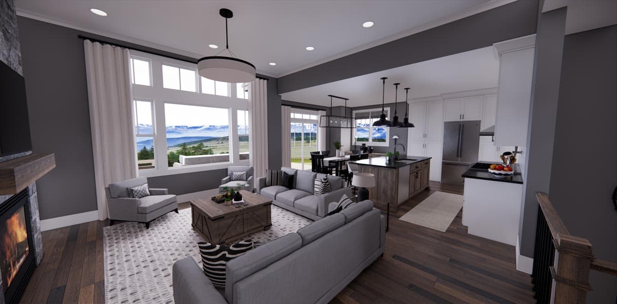 Plan 14709RK: 3 Bed Craftsman Home Plan Offering One Level Living and Lower Level Expansion - Image #11 - Bungalow, Craftsman, Northwest, Ranch