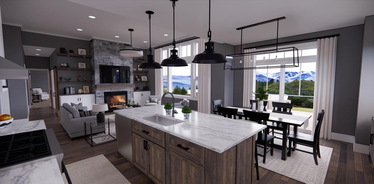 Plan 14709RK: 3 Bed Craftsman Home Plan Offering One Level Living and Lower Level Expansion - Image #22 - Bungalow, Craftsman, Northwest, Ranch