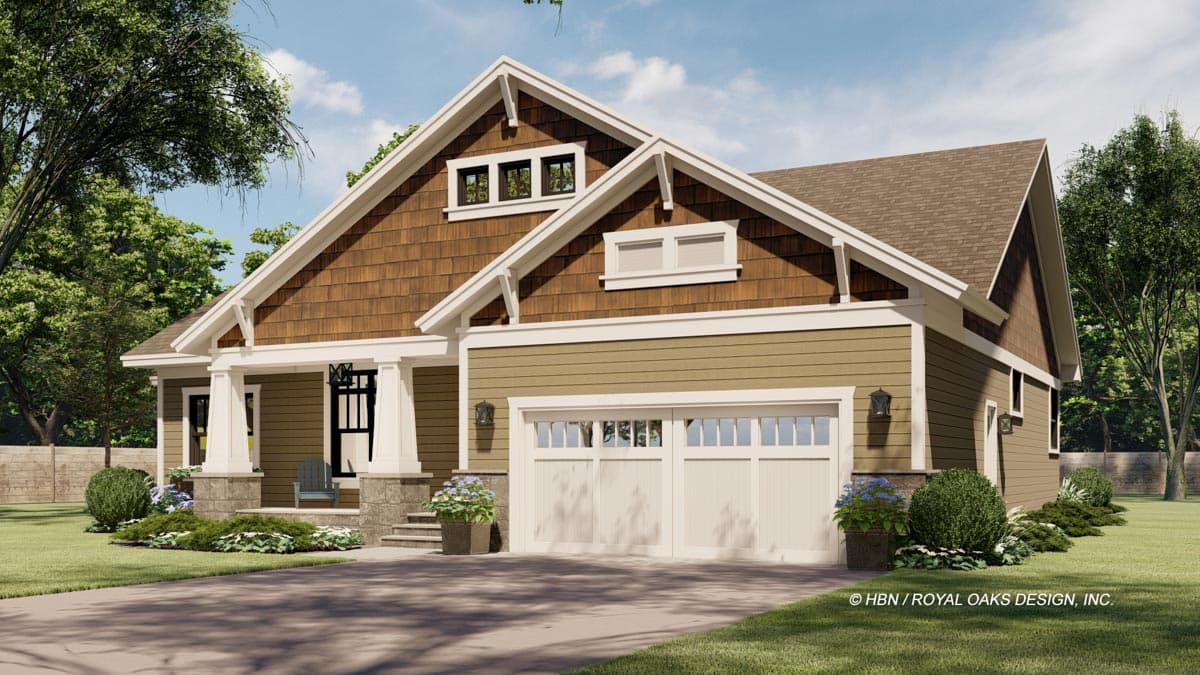 Plan 14709RK: 3 Bed Craftsman Home Plan Offering One Level Living and Lower Level Expansion - Image #4 - Bungalow, Craftsman, Northwest, Ranch
