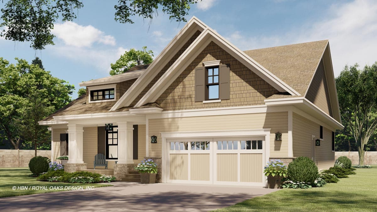 Plan 14710RK: Attractive New American House Plan Offering One Level Living and Lower Level Expansion - Image #4 - Country, Craftsman, New American, Ranch