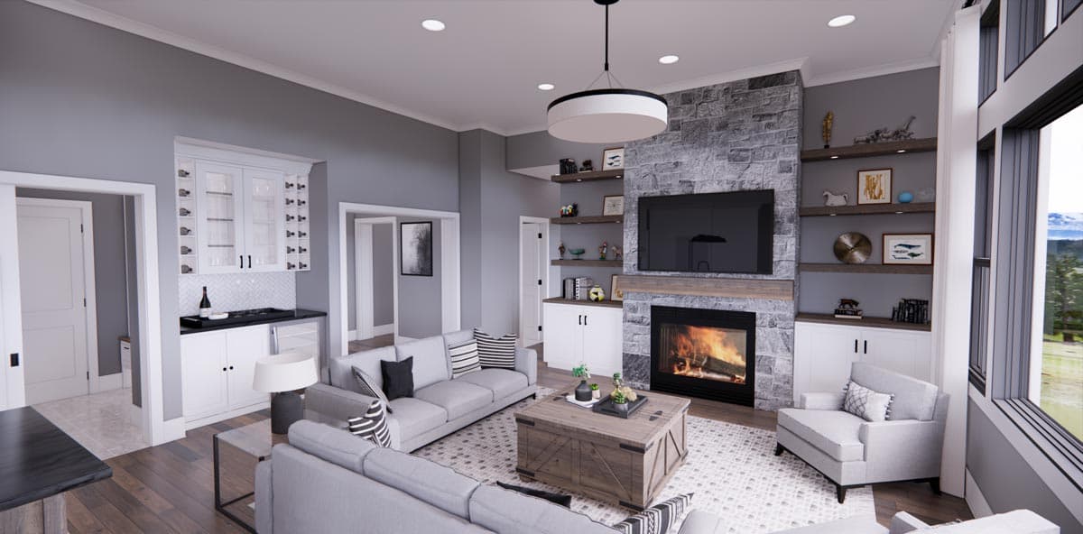 Plan 14711RK: One Story Modern Farmhouse Plan Offering with Lower Level Expansion - Image #12 - Country, Craftsman, Modern Farmhouse, New American, Ranch