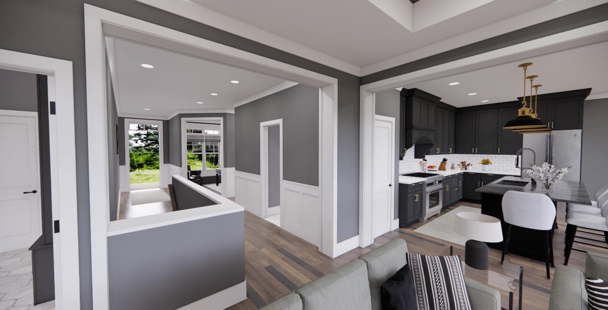 Plan 14714RK: Eye-Catching One-Story Traditional House Plan with Home Office and Three Bedrooms - Image #15 - Country, Southern, Traditional
