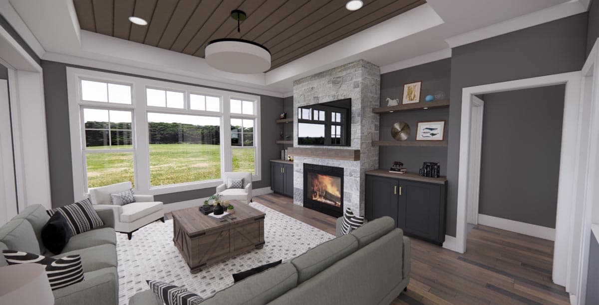 Plan 14714RK: Eye-Catching One-Story Traditional House Plan with Home Office and Three Bedrooms - Image #16 - Country, Southern, Traditional