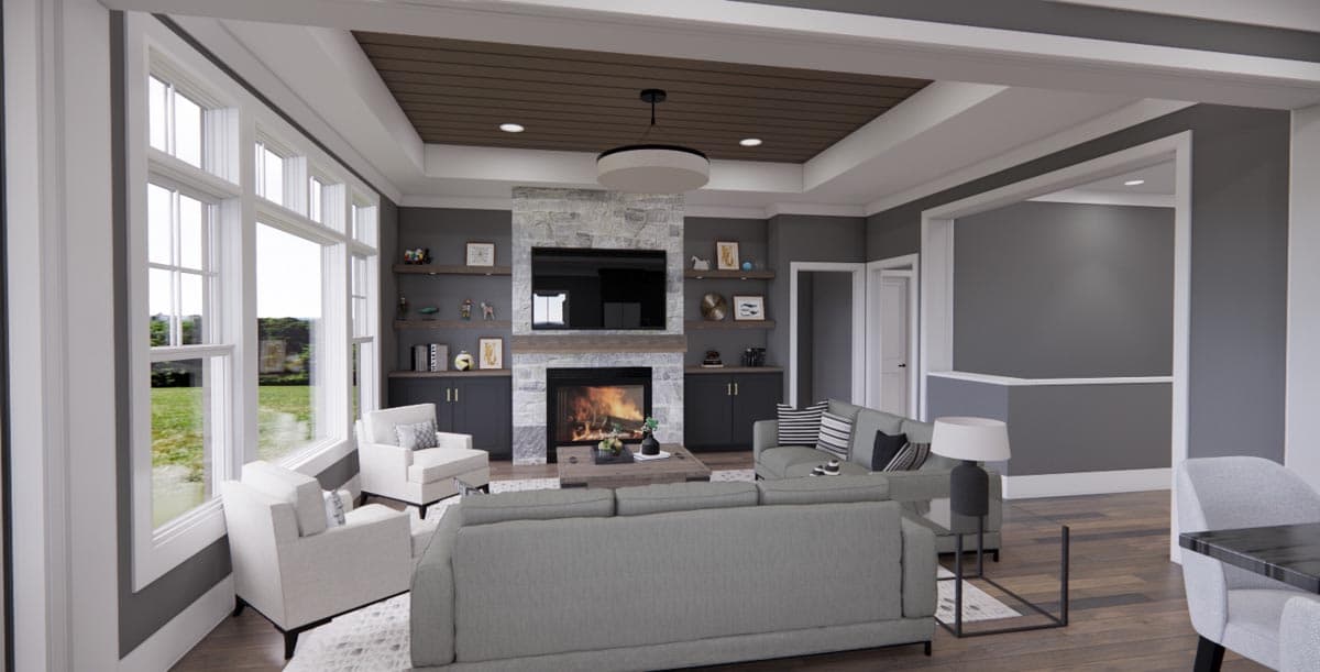 Plan 14714RK: Eye-Catching One-Story Traditional House Plan with Home Office and Three Bedrooms - Image #21 - Country, Southern, Traditional