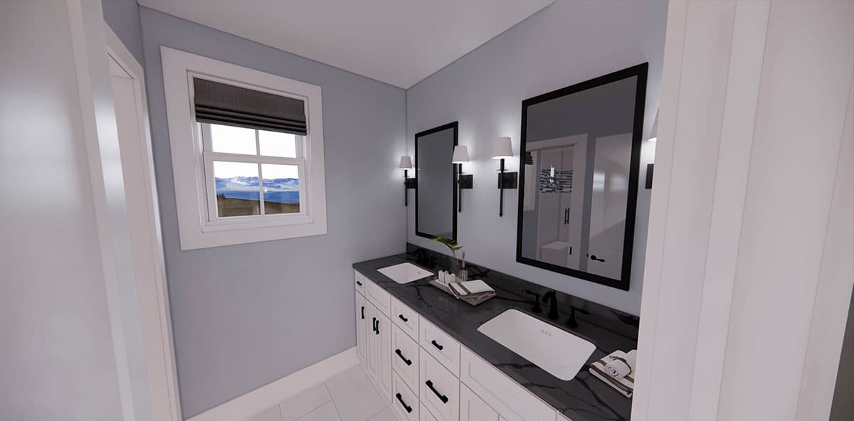 Plan 14716RK: Attractive 2-Story Modern Farmhouse Plan with Upstairs Laundry - 1776 Sq Ft - Image #19 - Country, Farmhouse