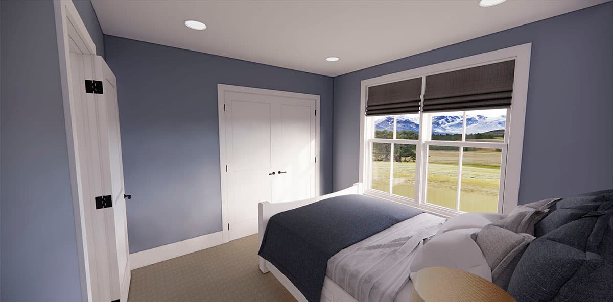 Plan 14716RK: Attractive 2-Story Modern Farmhouse Plan with Upstairs Laundry - 1776 Sq Ft - Image #22 - Country, Farmhouse