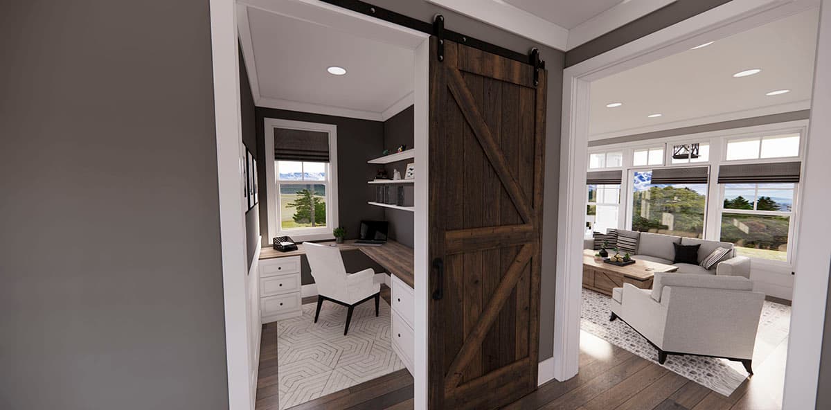 Plan 14717RK: Attractive 2-Story Traditional Home Plan with Upstairs Laundry and a Large Rear Porch - Image #13 - Country, Traditional