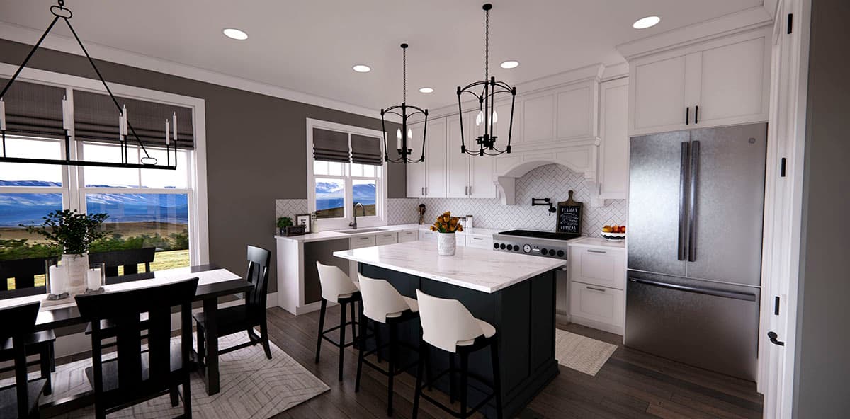Plan 14717RK: Attractive 2-Story Traditional Home Plan with Upstairs Laundry and a Large Rear Porch - Image #14 - Country, Traditional