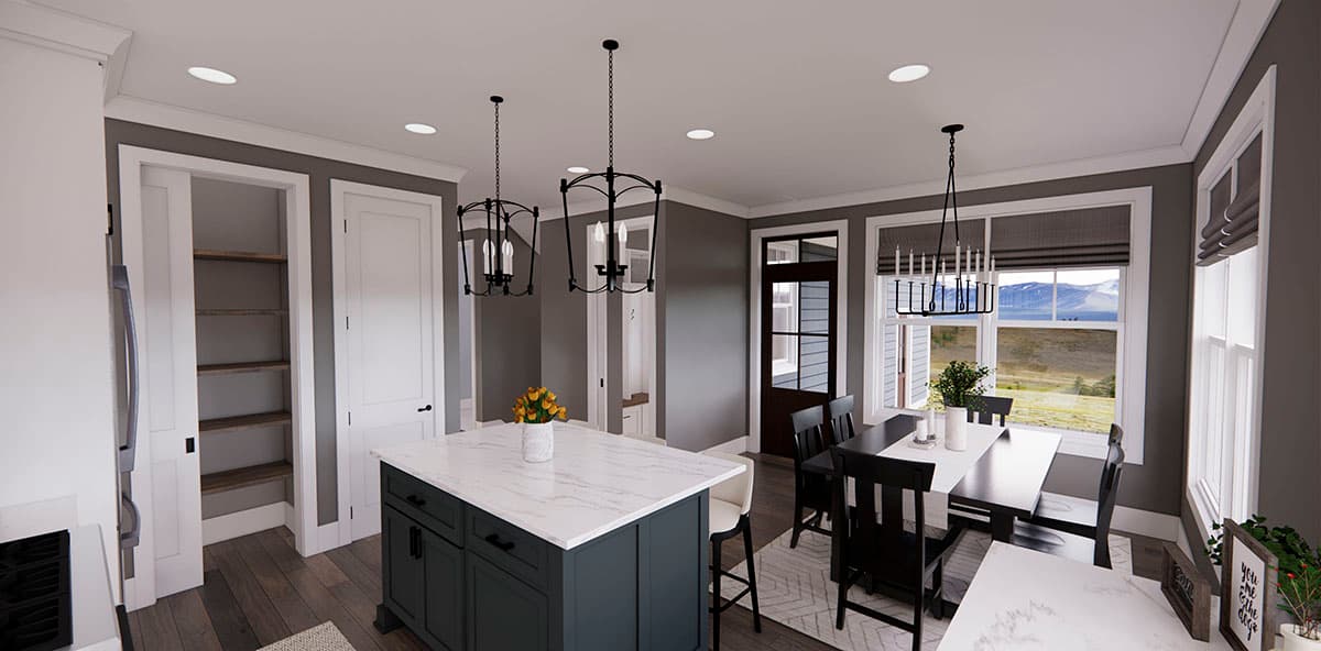 Plan 14717RK: Attractive 2-Story Traditional Home Plan with Upstairs Laundry and a Large Rear Porch - Image #16 - Country, Traditional