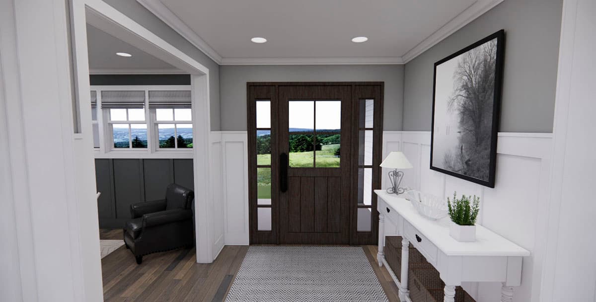 Plan 14719RK: Modern Farmhouse with 4 Upstairs Beds and a Main Floor Den or Home Office - Image #9 - Country, Farmhouse, Modern Farmhouse, New American