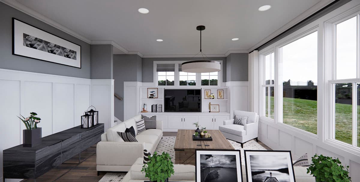 Plan 14719RK: Modern Farmhouse with 4 Upstairs Beds and a Main Floor Den or Home Office - Image #16 - Country, Farmhouse, Modern Farmhouse, New American