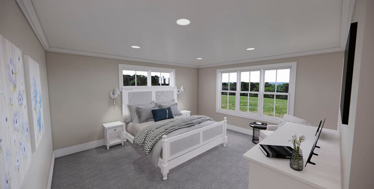 Plan 14719RK: Modern Farmhouse with 4 Upstairs Beds and a Main Floor Den or Home Office - Image #27 - Country, Farmhouse, Modern Farmhouse, New American