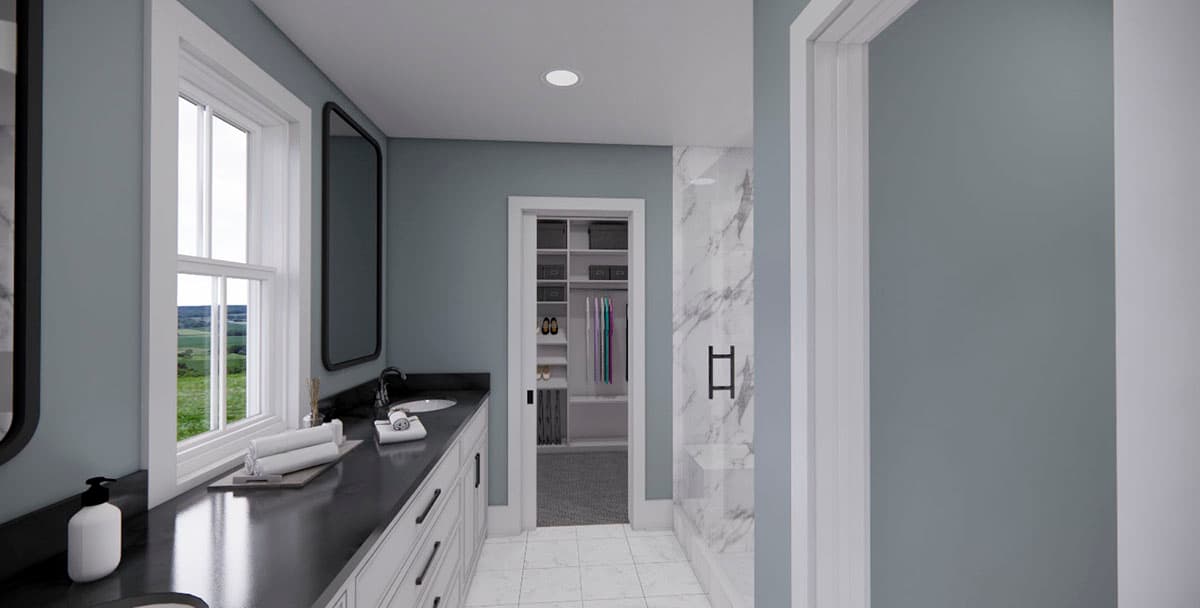 Plan 14719RK: Modern Farmhouse with 4 Upstairs Beds and a Main Floor Den or Home Office - Image #29 - Country, Farmhouse, Modern Farmhouse, New American