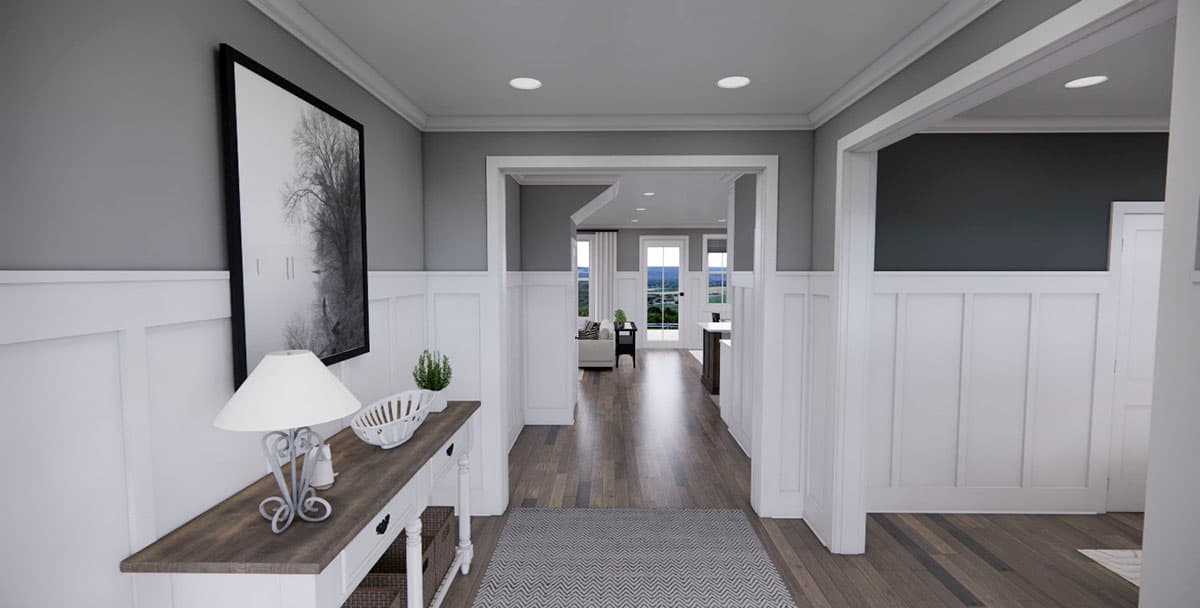 Plan 14720RK: 4 Bed Traditional House Plan with Laundry Upstairs and a Main Floor Den or Home Office - Image #9 - Country, Craftsman, New American, Northwest, Traditional