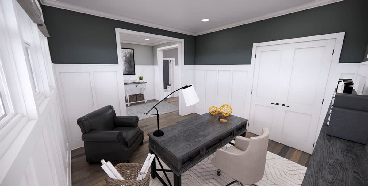 Plan 14720RK: 4 Bed Traditional House Plan with Laundry Upstairs and a Main Floor Den or Home Office - Image #12 - Country, Craftsman, New American, Northwest, Traditional