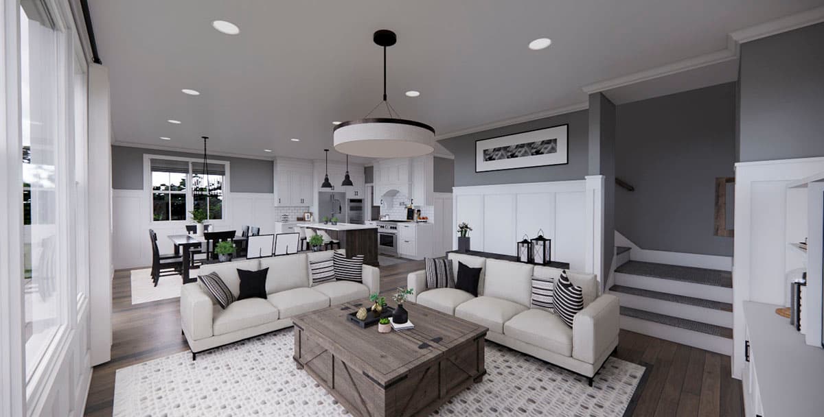 Plan 14720RK: 4 Bed Traditional House Plan with Laundry Upstairs and a Main Floor Den or Home Office - Image #19 - Country, Craftsman, New American, Northwest, Traditional