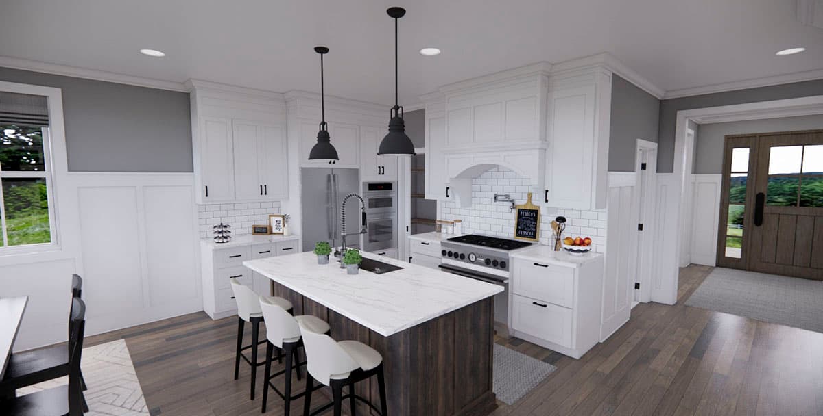 Plan 14720RK: 4 Bed Traditional House Plan with Laundry Upstairs and a Main Floor Den or Home Office - Image #20 - Country, Craftsman, New American, Northwest, Traditional