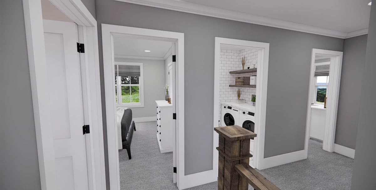 Plan 14720RK: 4 Bed Traditional House Plan with Laundry Upstairs and a Main Floor Den or Home Office - Image #27 - Country, Craftsman, New American, Northwest, Traditional