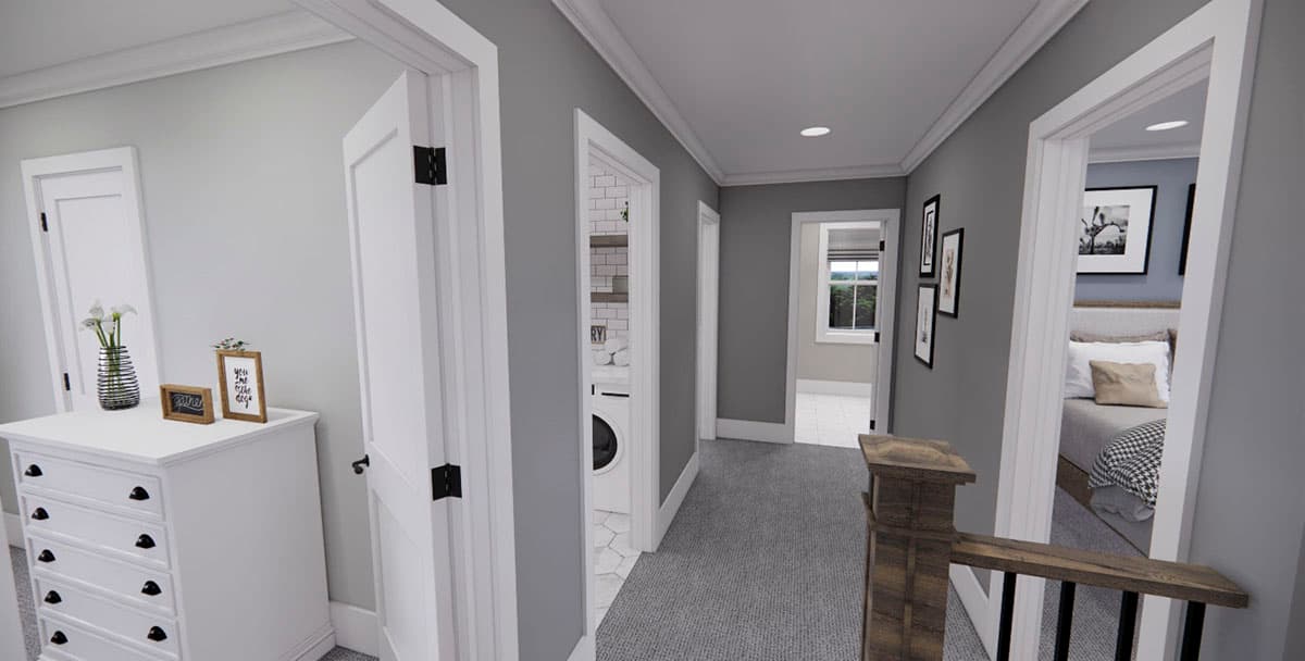 Plan 14720RK: 4 Bed Traditional House Plan with Laundry Upstairs and a Main Floor Den or Home Office - Image #32 - Country, Craftsman, New American, Northwest, Traditional