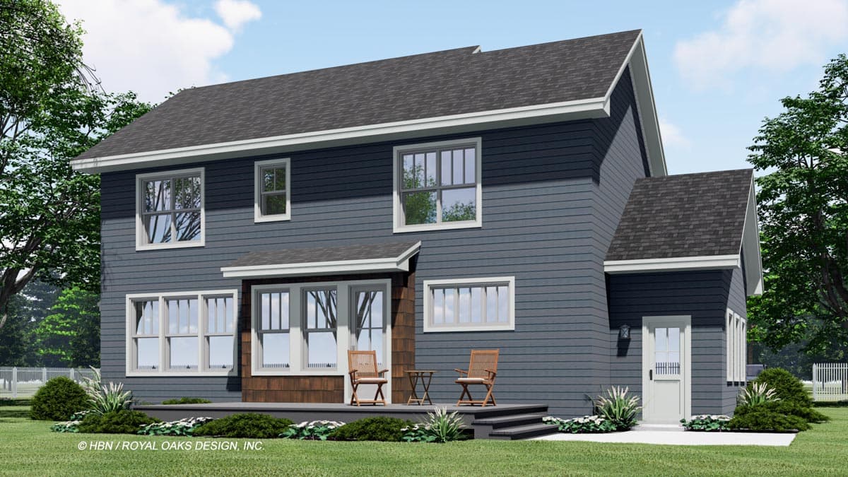 Plan 14724RK: 4 Bed Craftsman House Plan with Corner Home Office - Image #5 - Country, Traditional