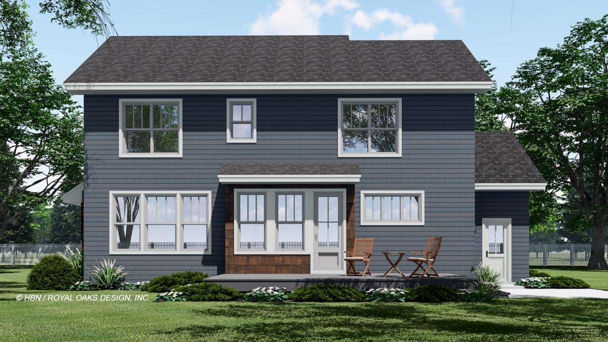 Plan 14724RK: 4 Bed Craftsman House Plan with Corner Home Office - Image #6 - Country, Traditional