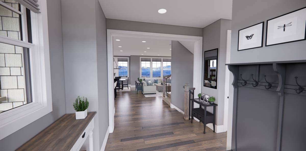 Plan 14726RK: 4 Bed Shingle and Clapboard House Plan with Corner Home Office - Image #10 - New American, Traditional