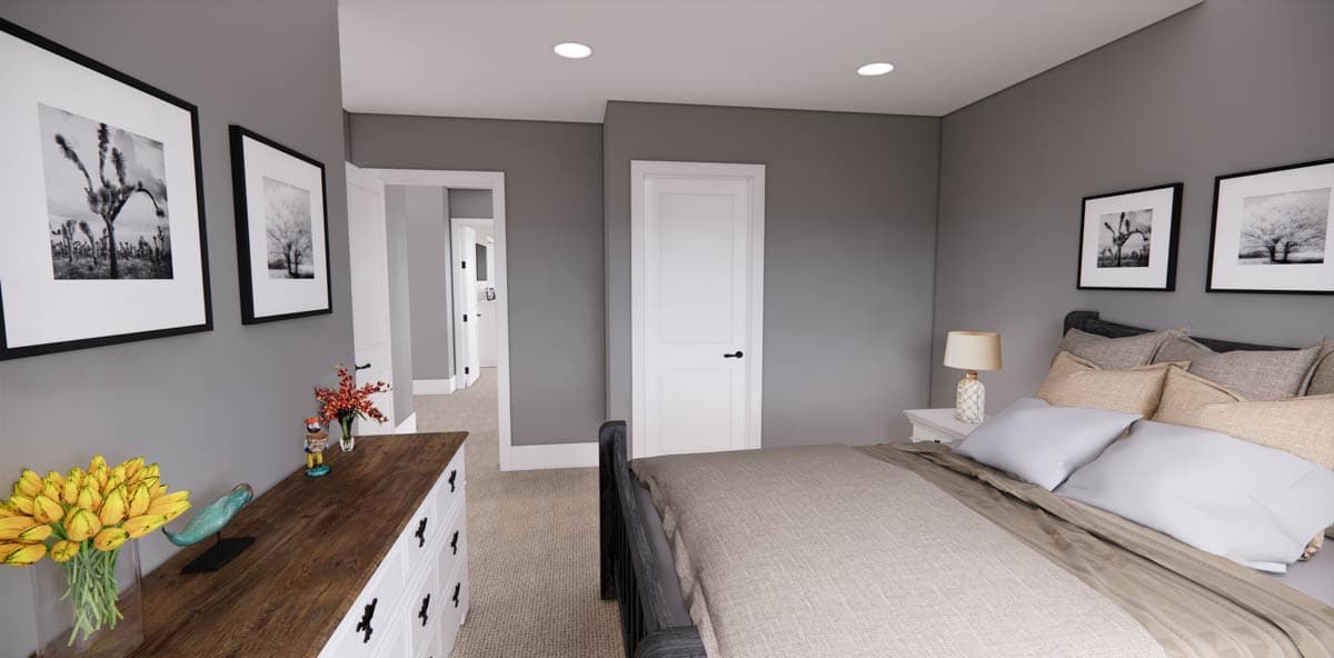 Plan 14726RK: 4 Bed Shingle and Clapboard House Plan with Corner Home Office - Image #33 - New American, Traditional