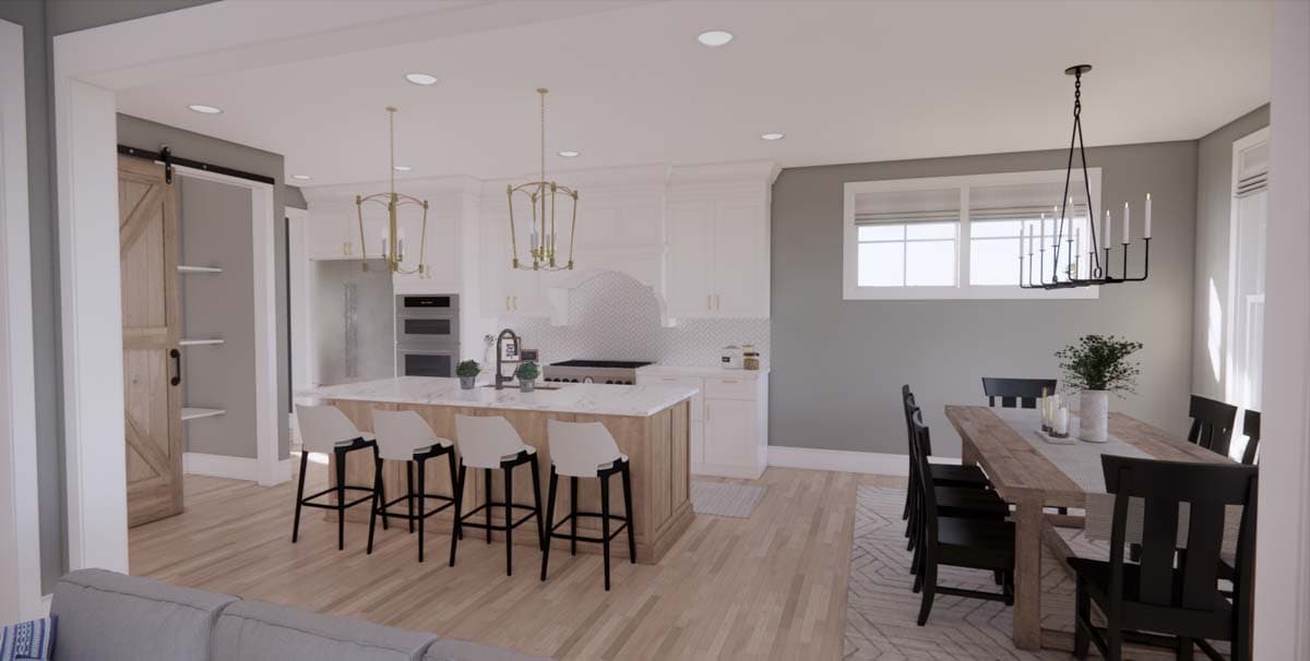 Plan 14735RK: 2-Story Craftsman Home Plan with Shed Dormer - 3010 Sq Ft - Image #10 - Country, Craftsman, New American, Traditional