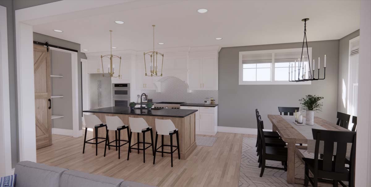 Plan 14735RK: 2-Story Craftsman Home Plan with Shed Dormer - 3010 Sq Ft - Image #11 - Country, Craftsman, New American, Traditional