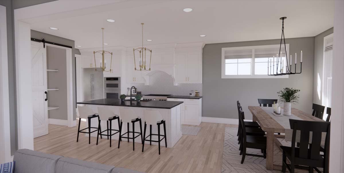 Plan 14735RK: 2-Story Craftsman Home Plan with Shed Dormer - 3010 Sq Ft - Image #12 - Country, Craftsman, New American, Traditional