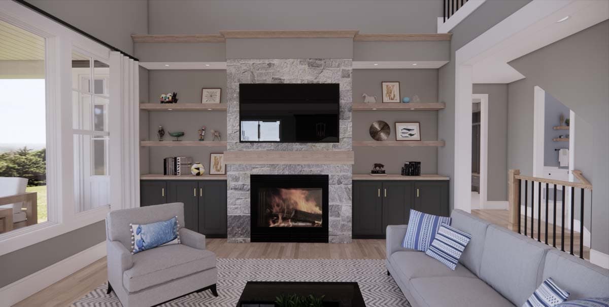 Plan 14735RK: 2-Story Craftsman Home Plan with Shed Dormer - 3010 Sq Ft - Image #15 - Country, Craftsman, New American, Traditional