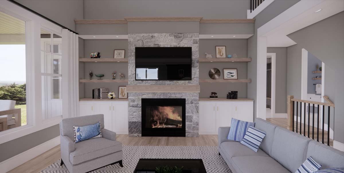 Plan 14735RK: 2-Story Craftsman Home Plan with Shed Dormer - 3010 Sq Ft - Image #17 - Country, Craftsman, New American, Traditional