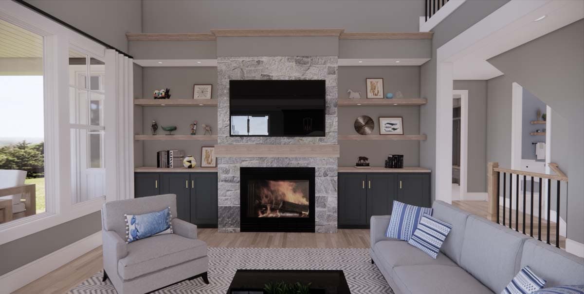 Plan 14735RK: 2-Story Craftsman Home Plan with Shed Dormer - 3010 Sq Ft - Image #18 - Country, Craftsman, New American, Traditional