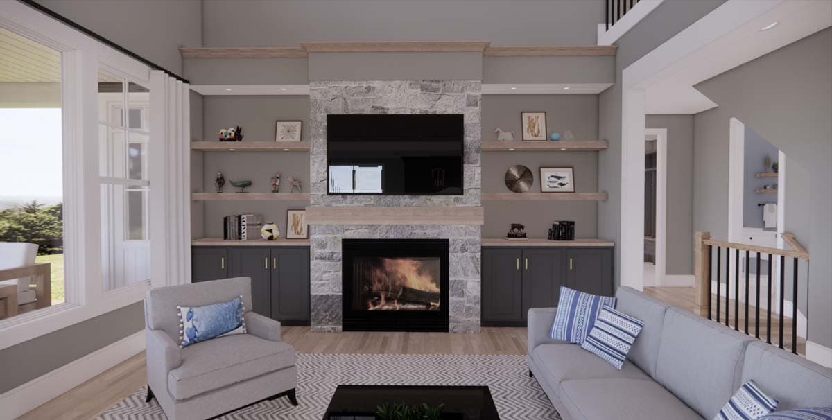 Plan 14735RK: 2-Story Craftsman Home Plan with Shed Dormer - 3010 Sq Ft - Image #19 - Country, Craftsman, New American, Traditional