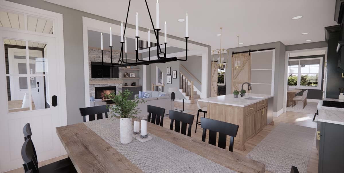 Plan 14735RK: 2-Story Craftsman Home Plan with Shed Dormer - 3010 Sq Ft - Image #25 - Country, Craftsman, New American, Traditional