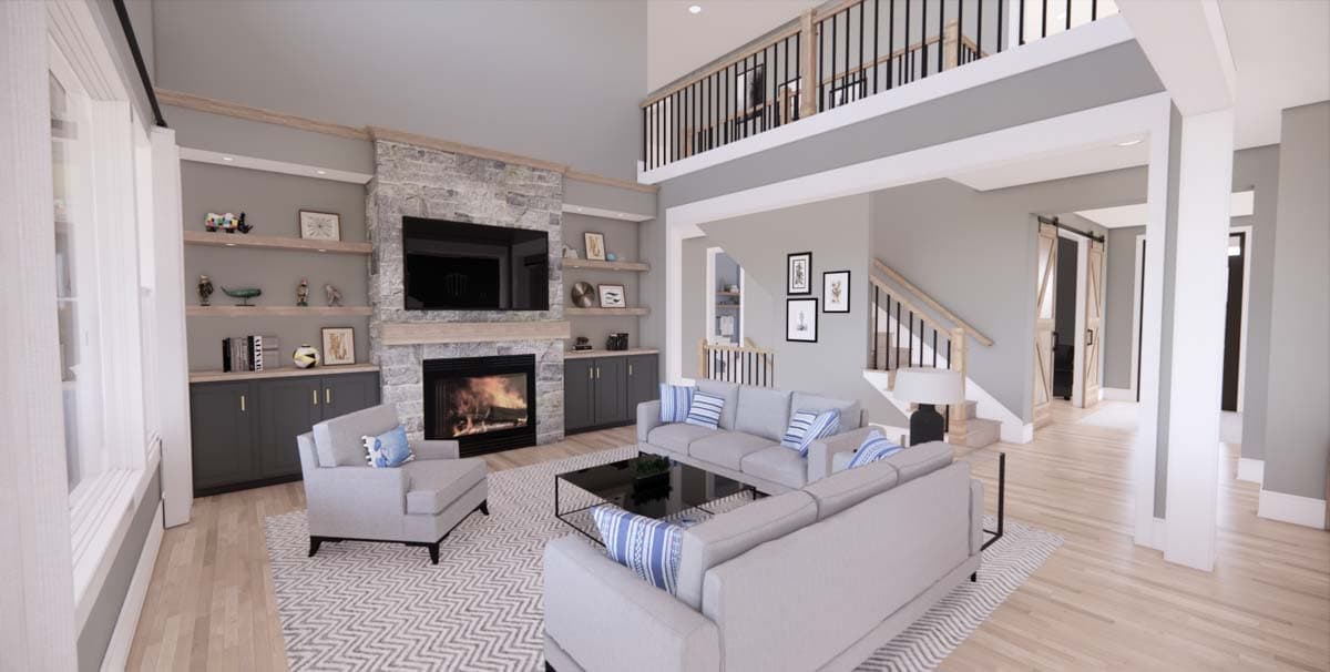 Plan 14735RK: 2-Story Craftsman Home Plan with Shed Dormer - 3010 Sq Ft - Image #27 - Country, Craftsman, New American, Traditional