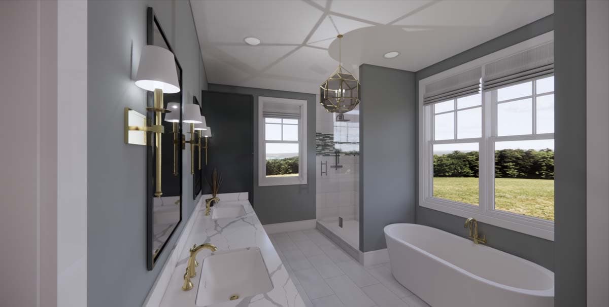 Plan 14735RK: 2-Story Craftsman Home Plan with Shed Dormer - 3010 Sq Ft - Image #32 - Country, Craftsman, New American, Traditional