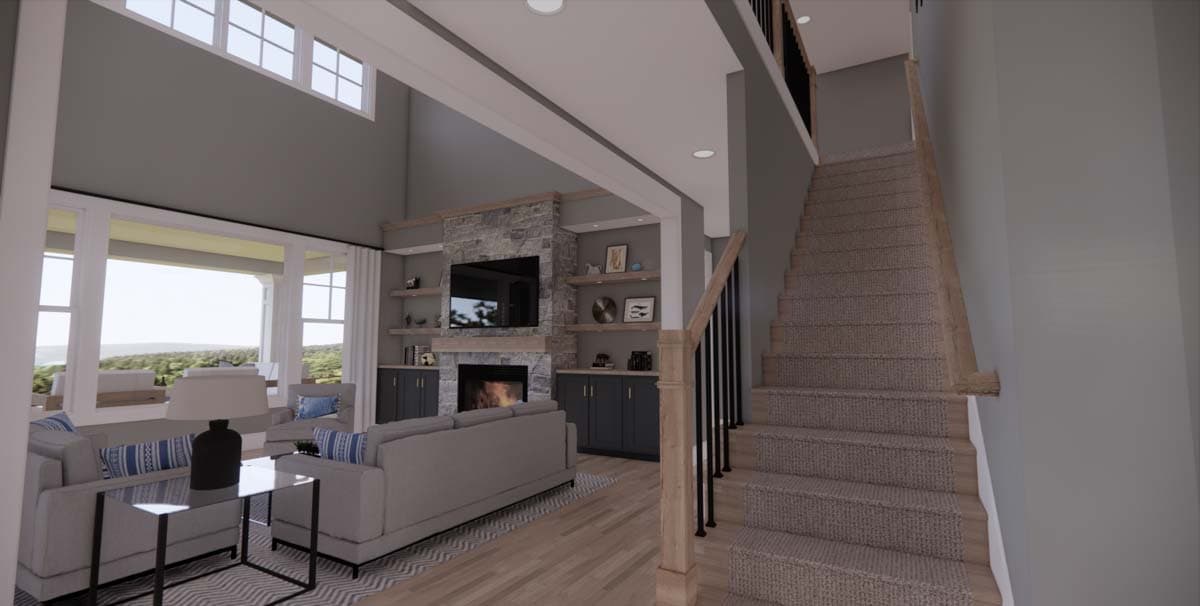 Plan 14735RK: 2-Story Craftsman Home Plan with Shed Dormer - 3010 Sq Ft - Image #38 - Country, Craftsman, New American, Traditional