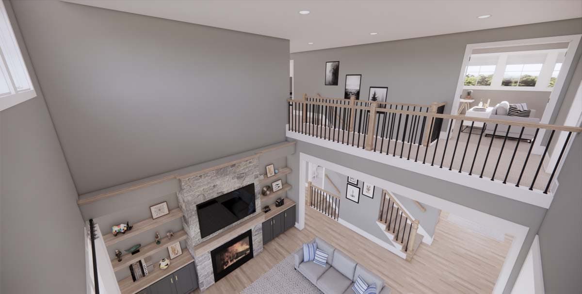 Plan 14735RK: 2-Story Craftsman Home Plan with Shed Dormer - 3010 Sq Ft - Image #40 - Country, Craftsman, New American, Traditional