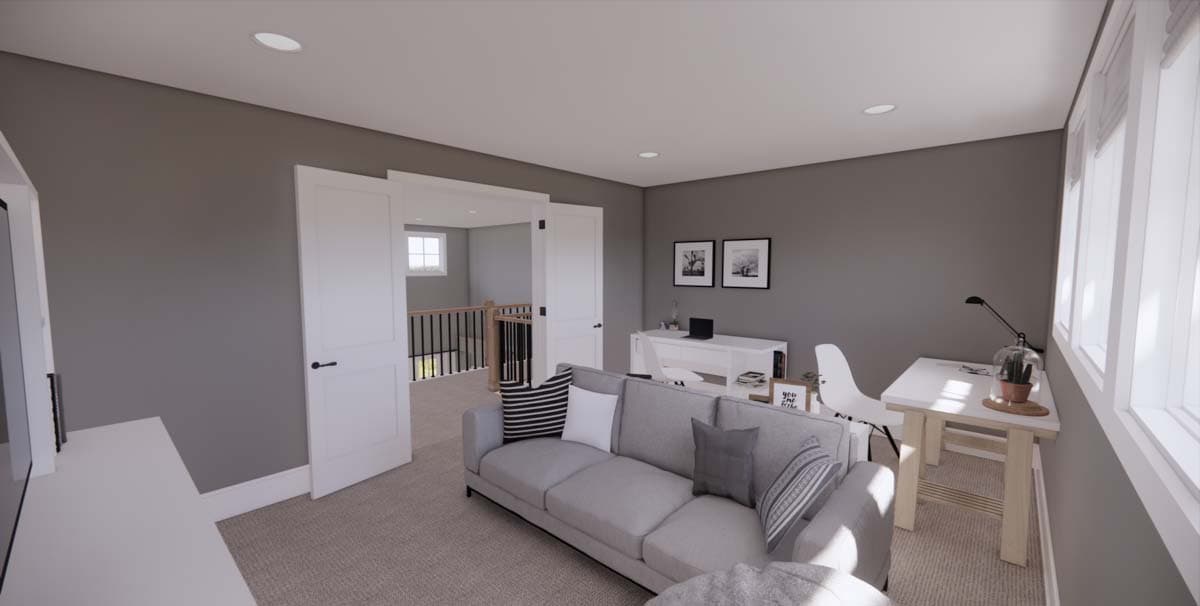 Plan 14735RK: 2-Story Craftsman Home Plan with Shed Dormer - 3010 Sq Ft - Image #42 - Country, Craftsman, New American, Traditional