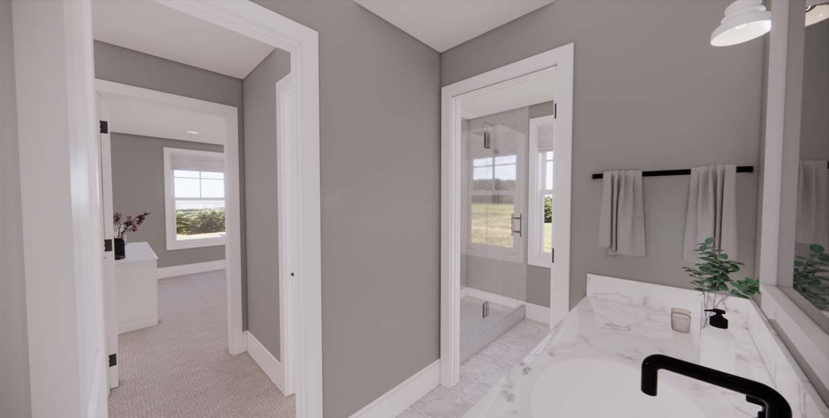 Plan 14735RK: 2-Story Craftsman Home Plan with Shed Dormer - 3010 Sq Ft - Image #52 - Country, Craftsman, New American, Traditional