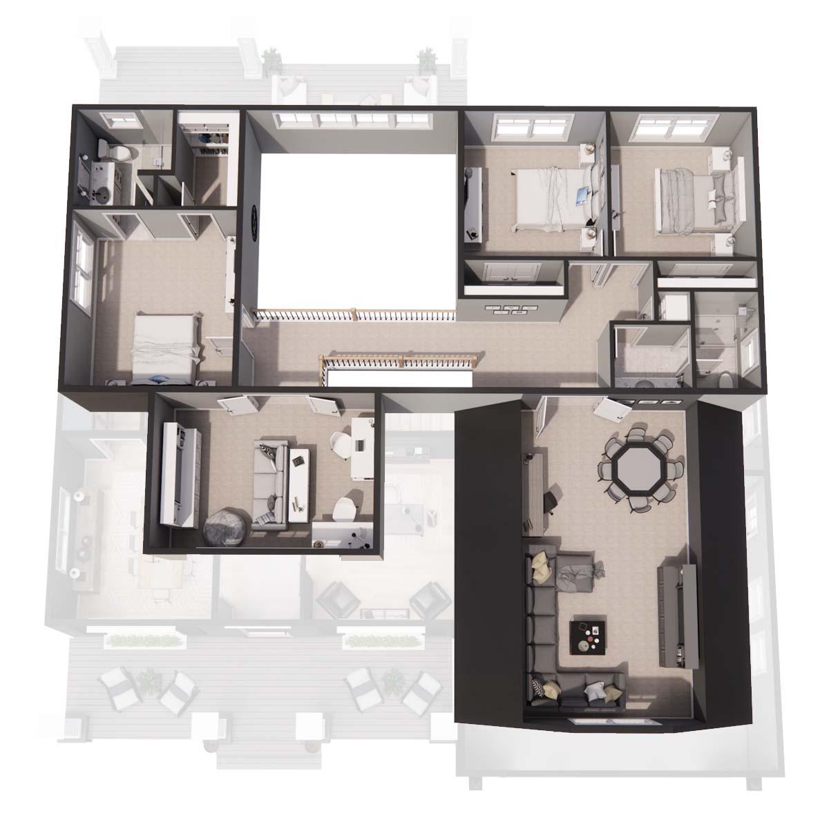 Plan 14735RK: 2-Story Craftsman Home Plan with Shed Dormer - 3010 Sq Ft - Image #54 - Country, Craftsman, New American, Traditional