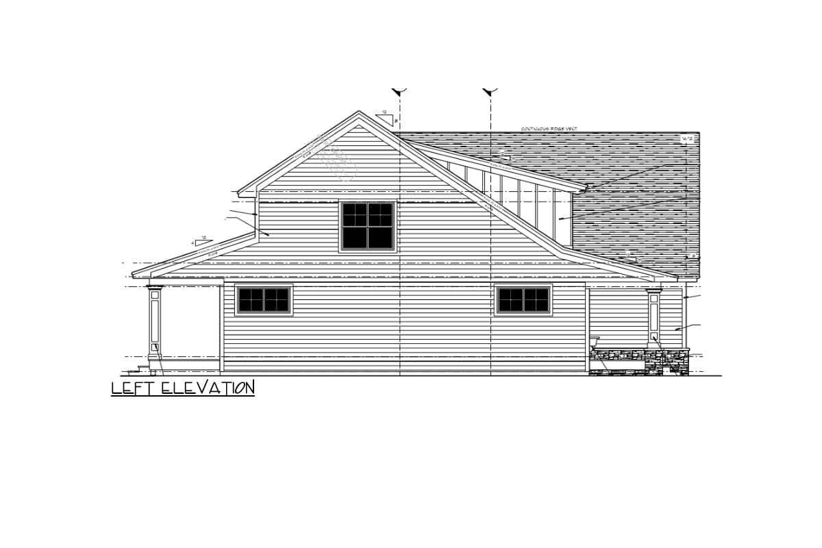 Plan 14735RK: 2-Story Craftsman Home Plan with Shed Dormer - 3010 Sq Ft - Image #56 - Country, Craftsman, New American, Traditional