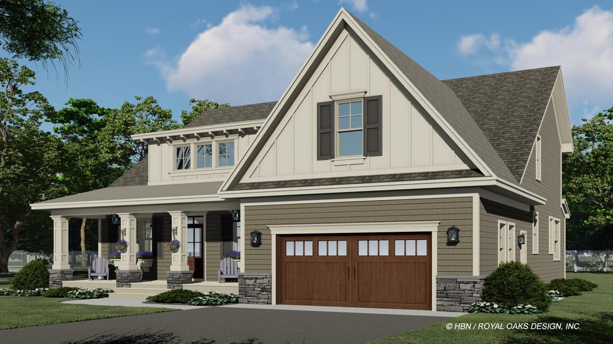 Plan 14735RK: 2-Story Craftsman Home Plan with Shed Dormer - 3010 Sq Ft - Image #4 - Country, Craftsman, New American, Traditional