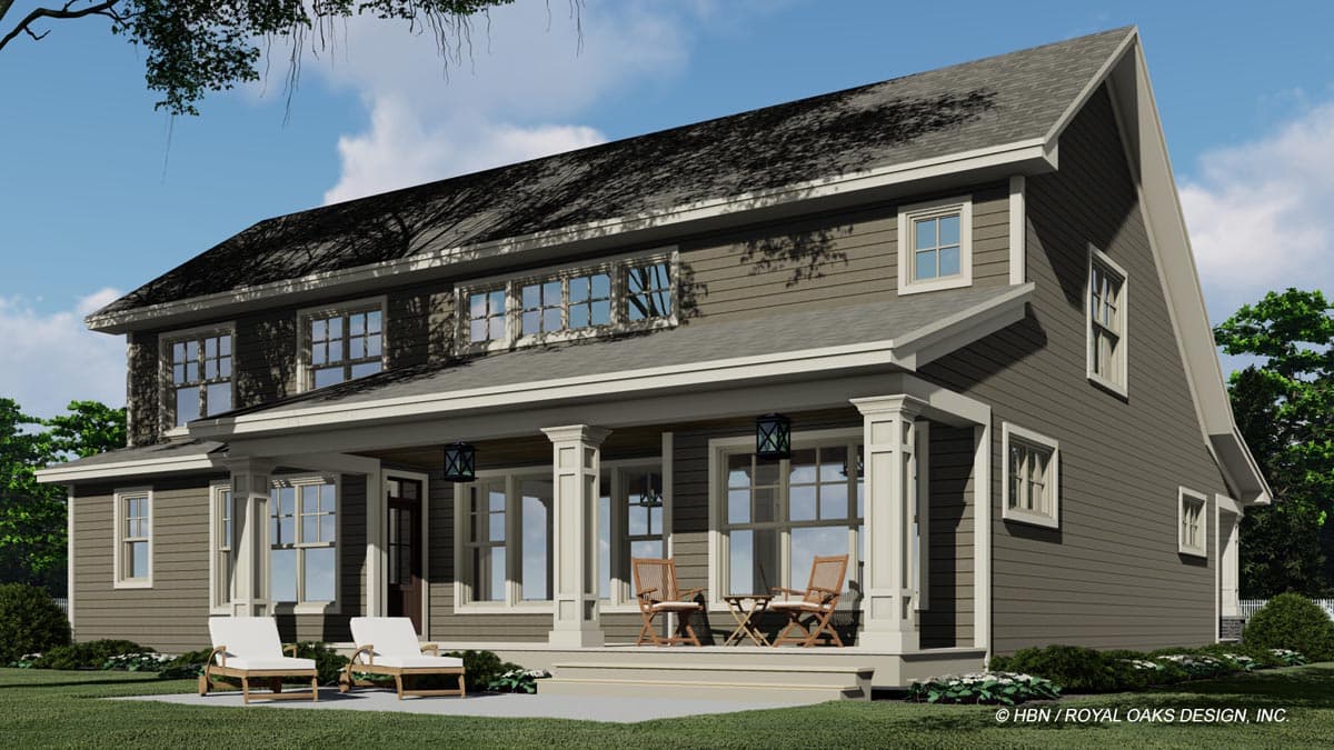 Plan 14735RK: 2-Story Craftsman Home Plan with Shed Dormer - 3010 Sq Ft - Image #5 - Country, Craftsman, New American, Traditional