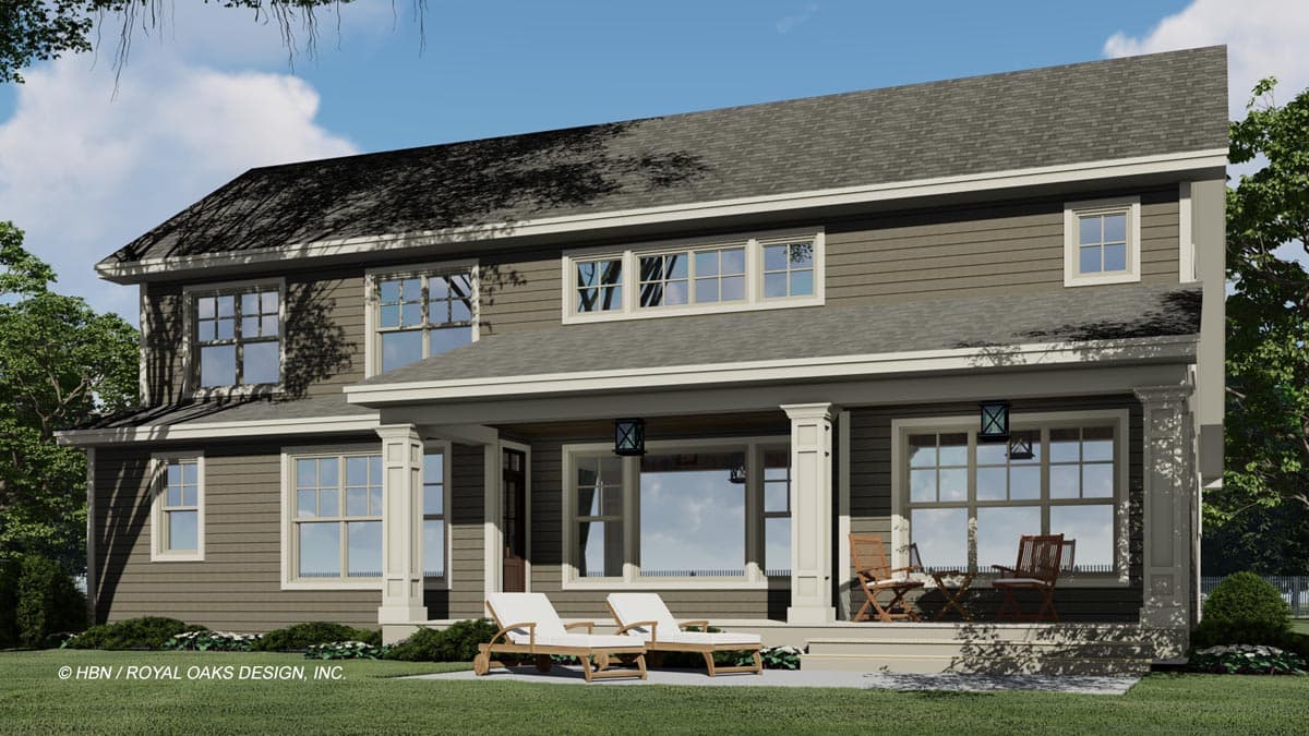 Plan 14735RK: 2-Story Craftsman Home Plan with Shed Dormer - 3010 Sq Ft - Image #6 - Country, Craftsman, New American, Traditional