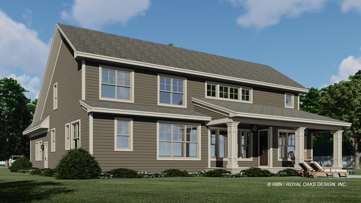 Plan 14735RK: 2-Story Craftsman Home Plan with Shed Dormer - 3010 Sq Ft - Image #7 - Country, Craftsman, New American, Traditional