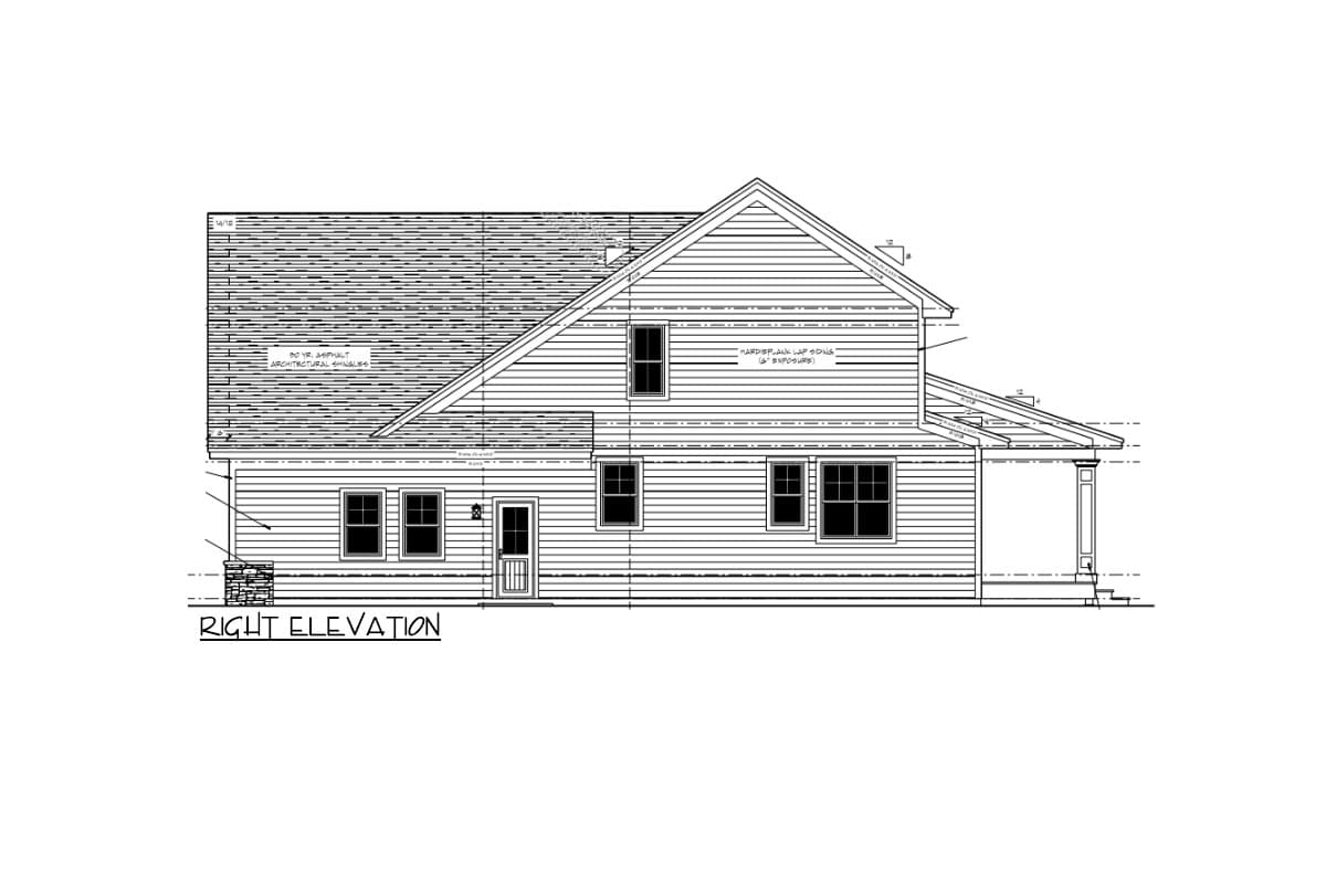 Plan 14735RK: 2-Story Craftsman Home Plan with Shed Dormer - 3010 Sq Ft - Image #58 - Country, Craftsman, New American, Traditional