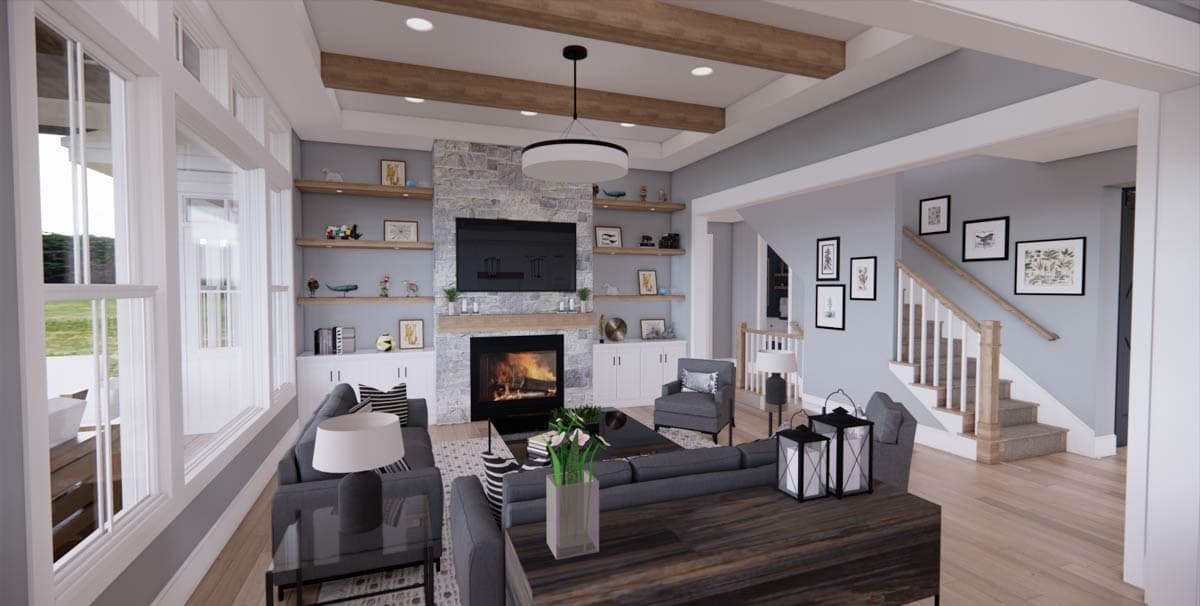 Plan 14736RK: 5 Bed Modern Farmhouse Plan with Home Office and Bonus Expansion - Image #17 - Country, Craftsman, Farmhouse, Modern Farmhouse, New American